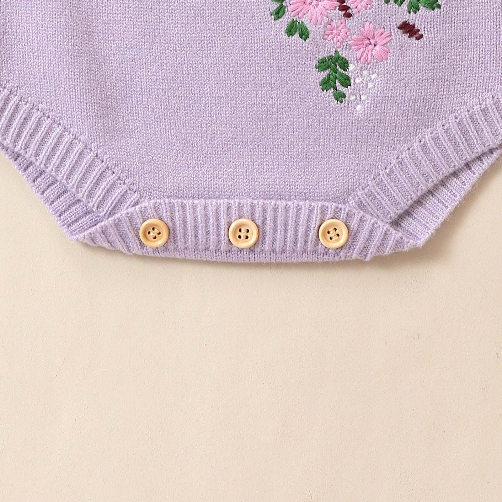 Lavender Long Sleeve Onesie