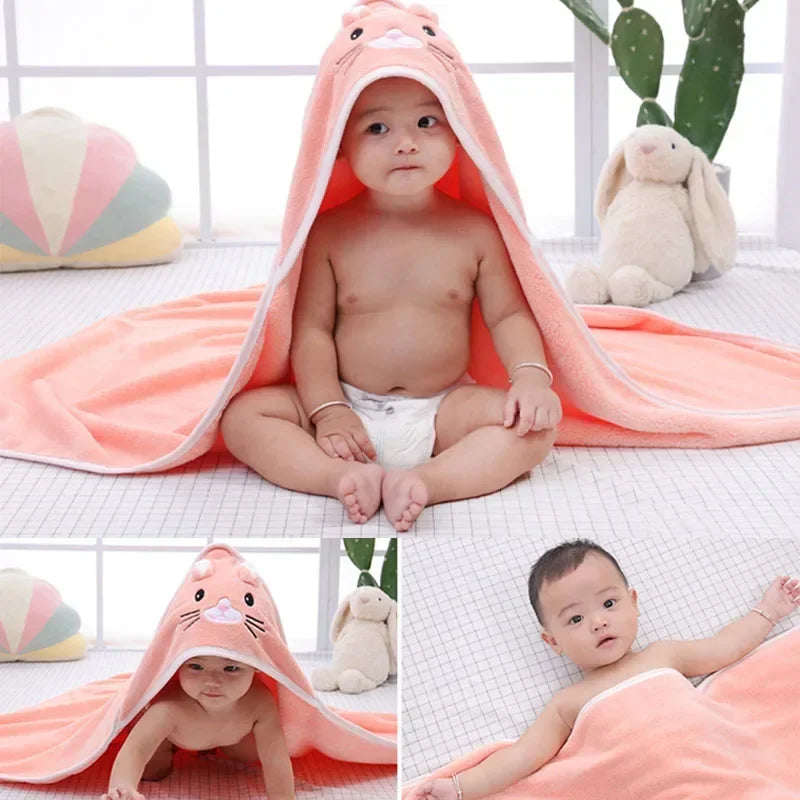 Baby Bath Time Hooded Towel