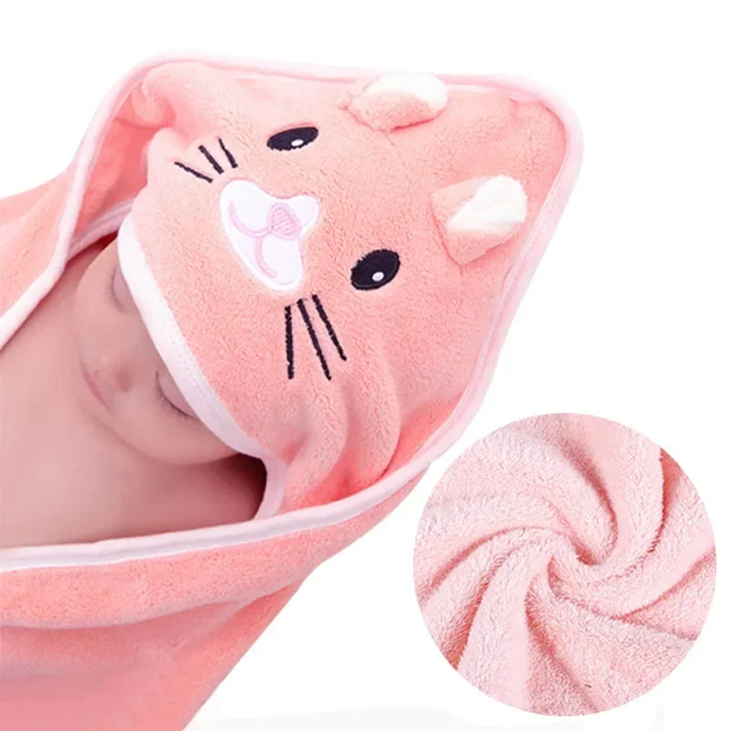 Baby Bath Time Hooded Towel